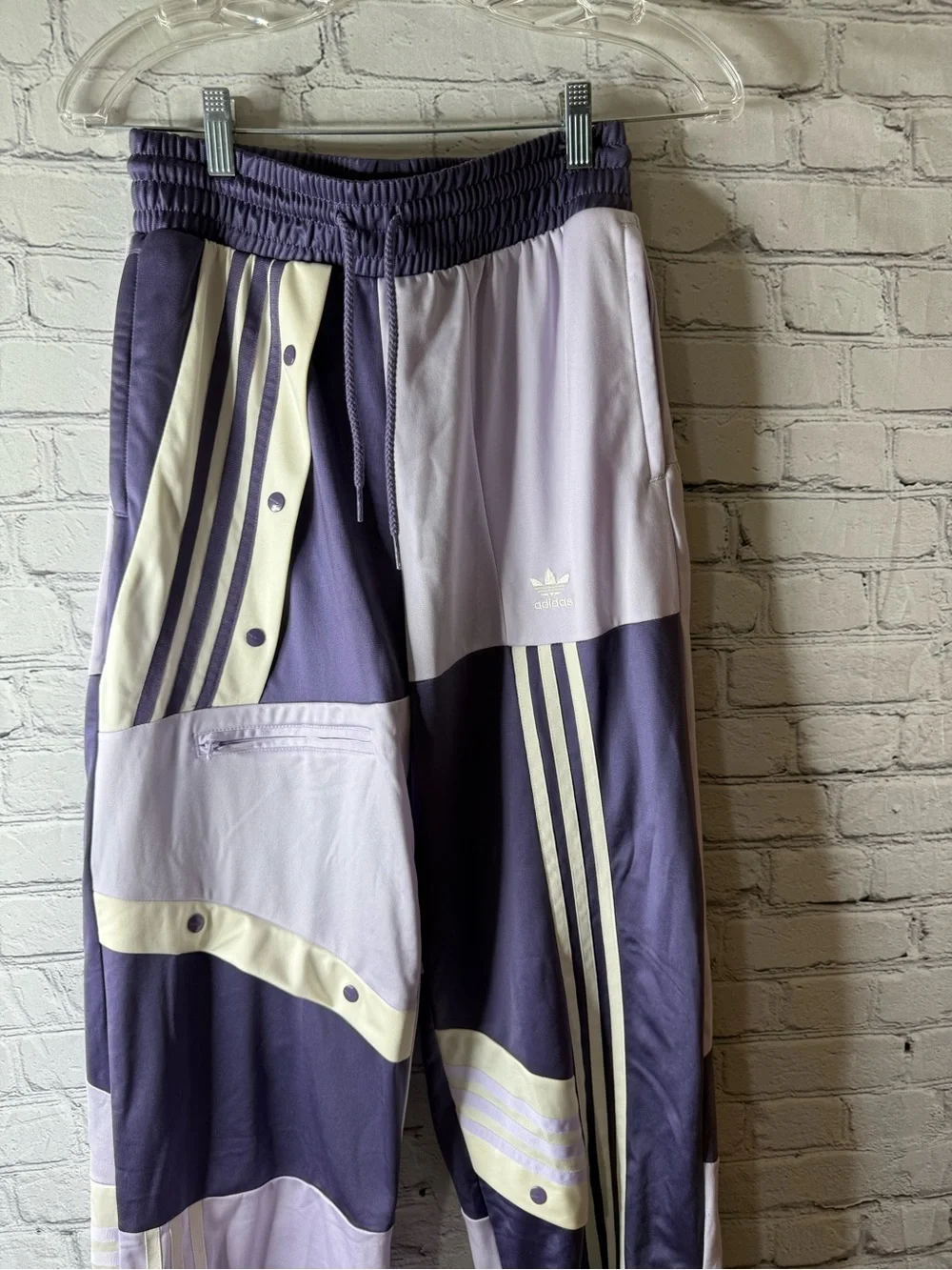 Women’s adidas originals track pants Danielle Cathari patchwork tech purple - Picture 6 of 15